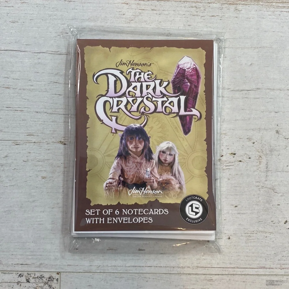 Loot Crate Exclusive The Dark Crystal Notecards